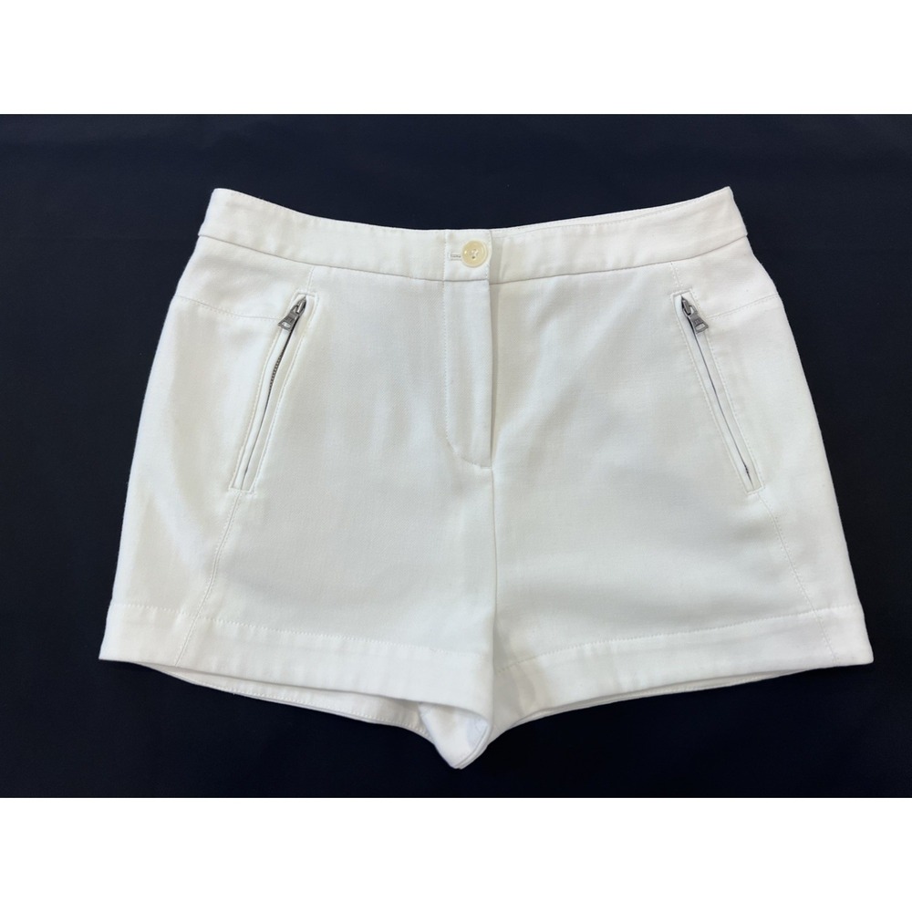 BCBG MAXAZRIA Andre Dress Shorts Off White Women's Size XS